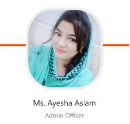 Ms. Ayesha Aslam