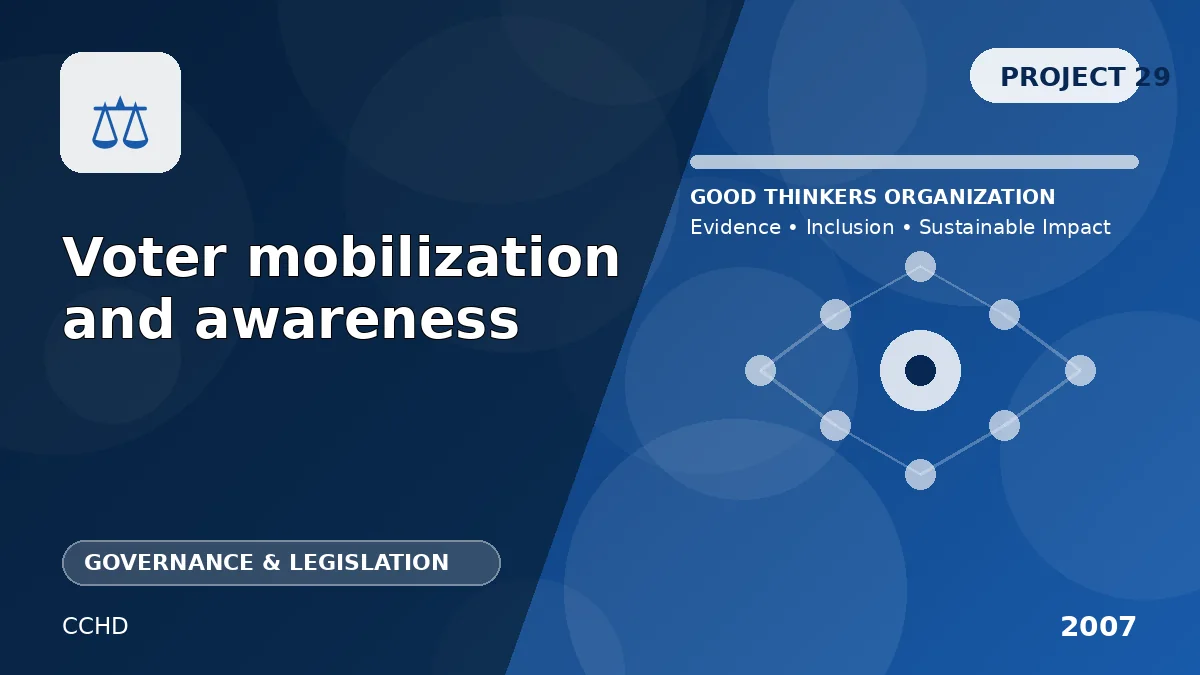 Voter mobilization and awareness