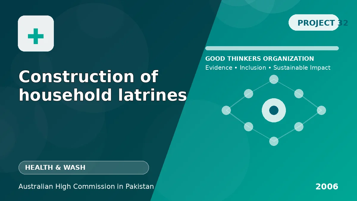 Construction of household latrines